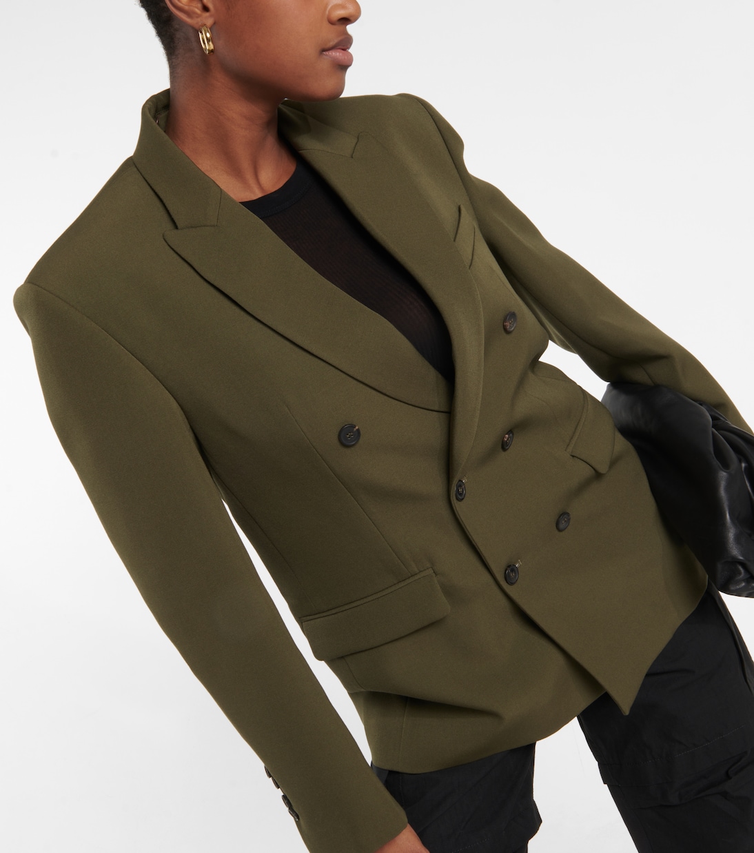 Double-breasted virgin wool blazer | Wardrobe.NYC
