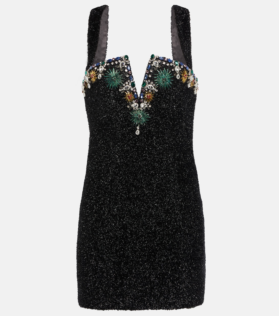 Embellished wool-blend minidress | Miss Sohee