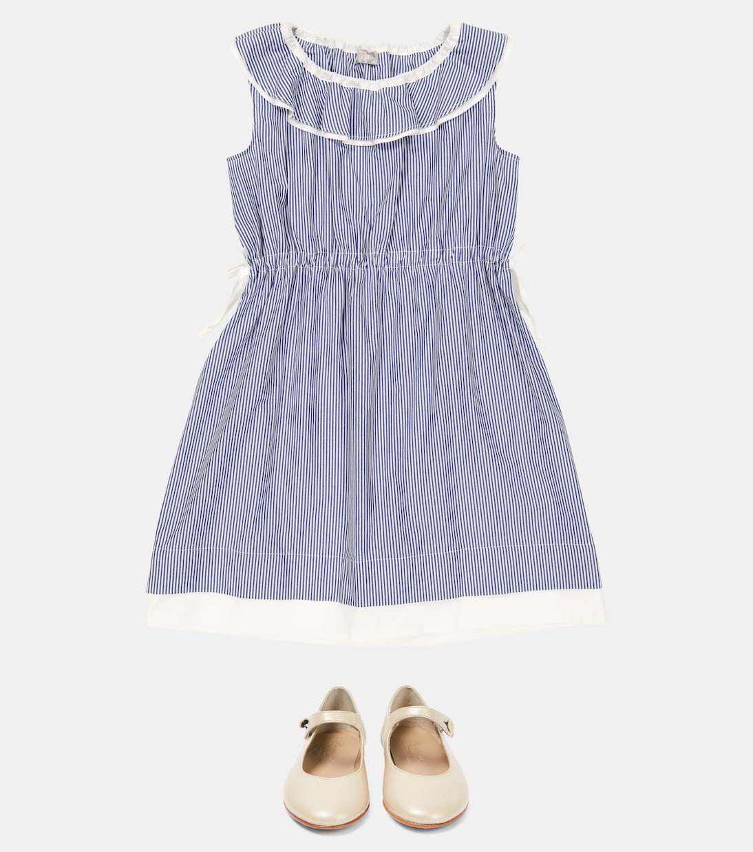 Kleid aus Popeline | Il Gufo
