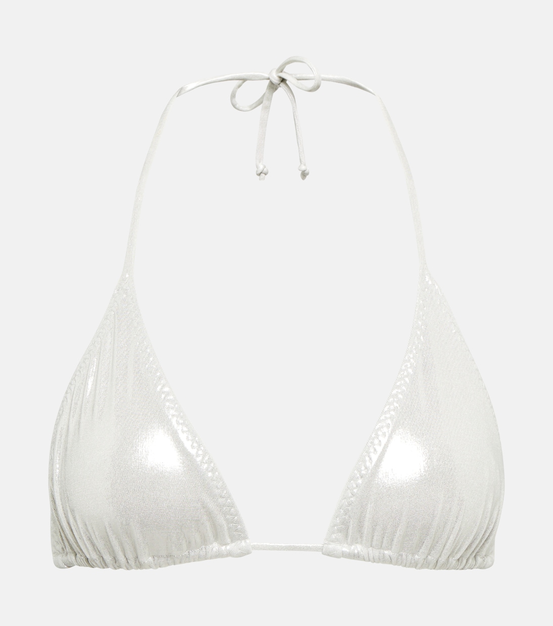 Metallic triangle bikini | Norma Kamali