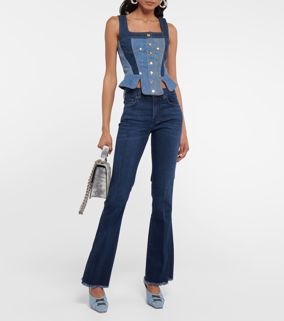 Bair mid-rise bootcut jeans | 7 For All Mankind