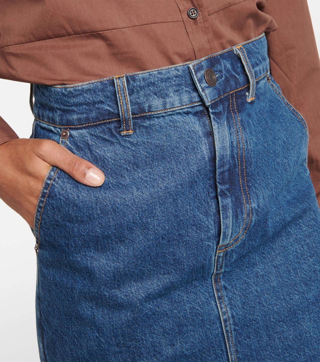 Gonna midi in denim | CO