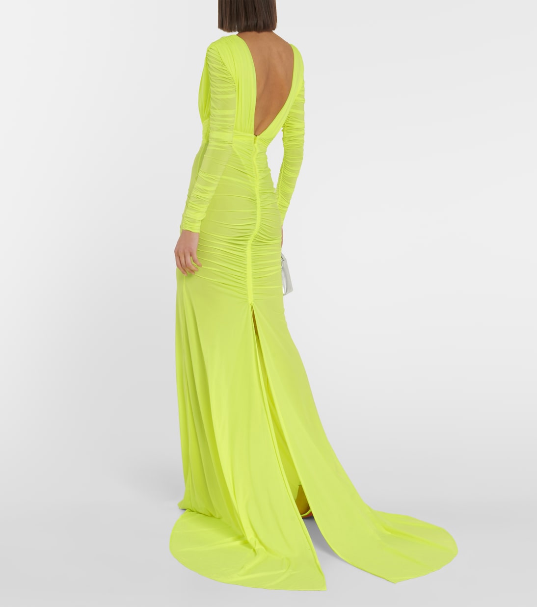 Ruched satin gown | Alex Perry