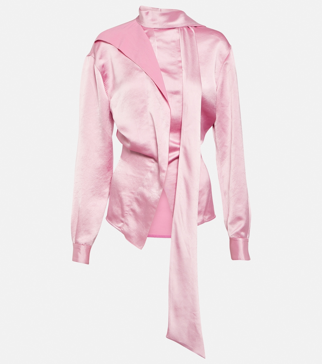 Blusa asimmetrica in raso | Victoria Beckham