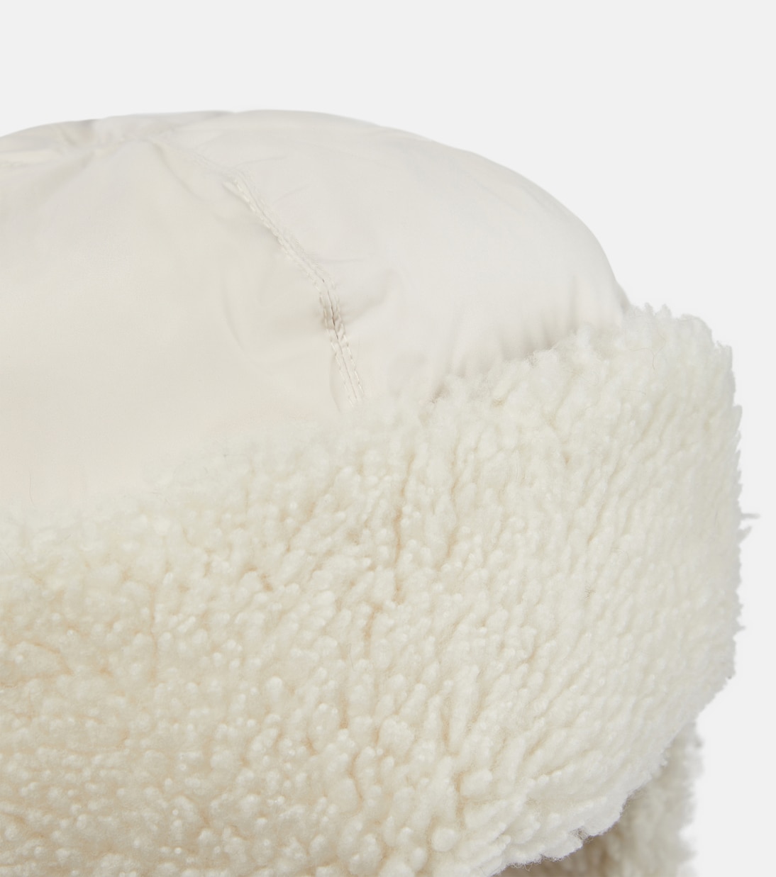 Cappello imbottito con shearling | Yves Salomon