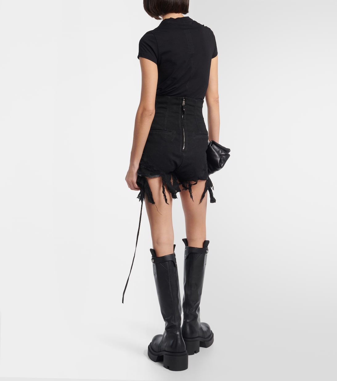 DRKSHDW - Shorts di jeans a vita alta | Rick Owens