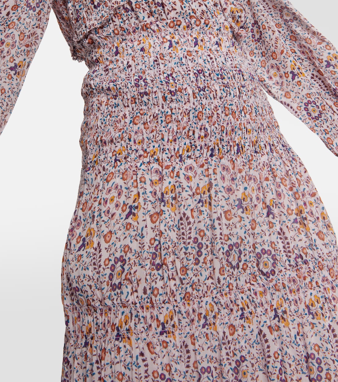Falda midi Nunca de georgette floral | Marant Etoile