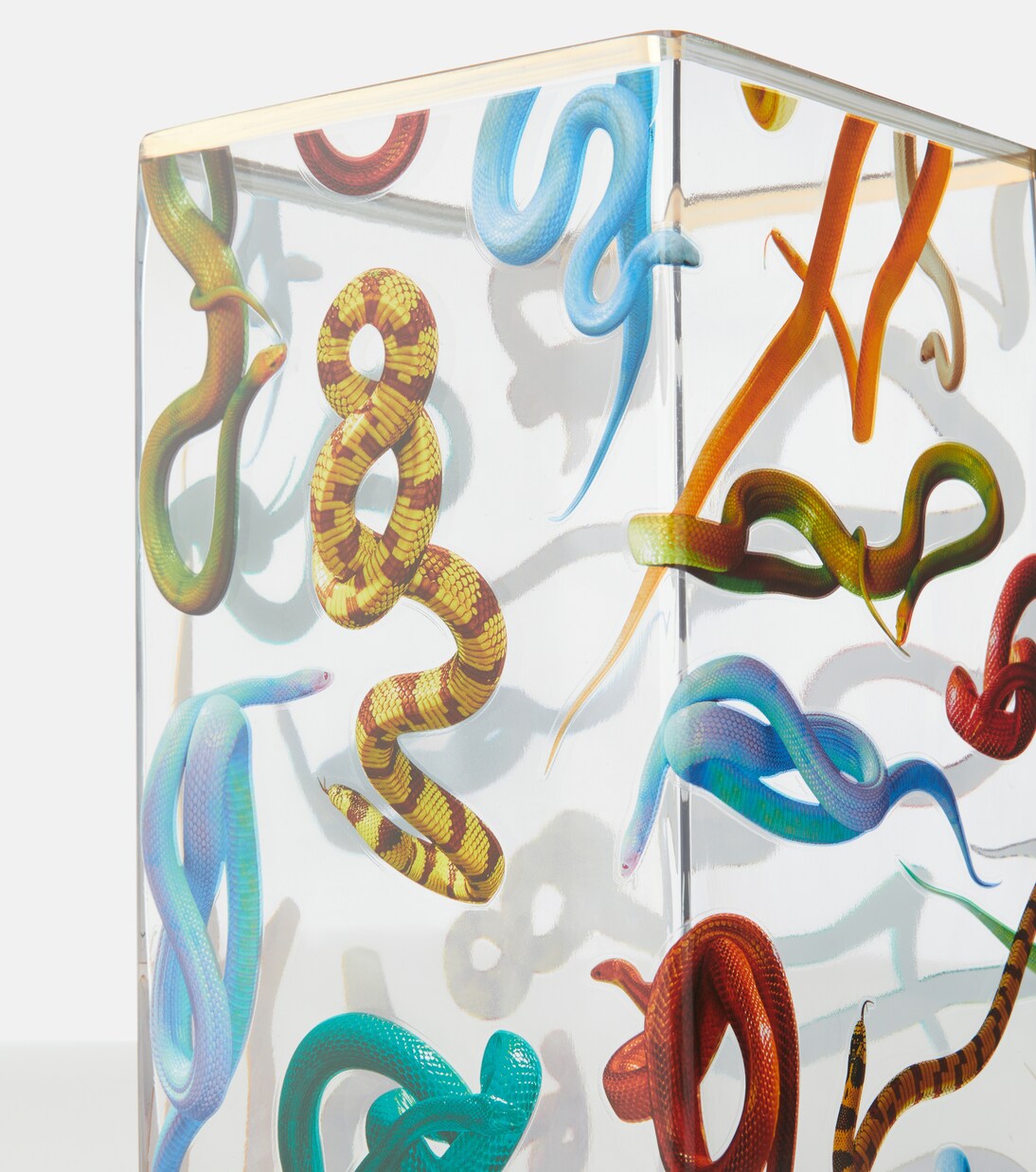x Toiletpaper Snakes Large glass vase | Seletti