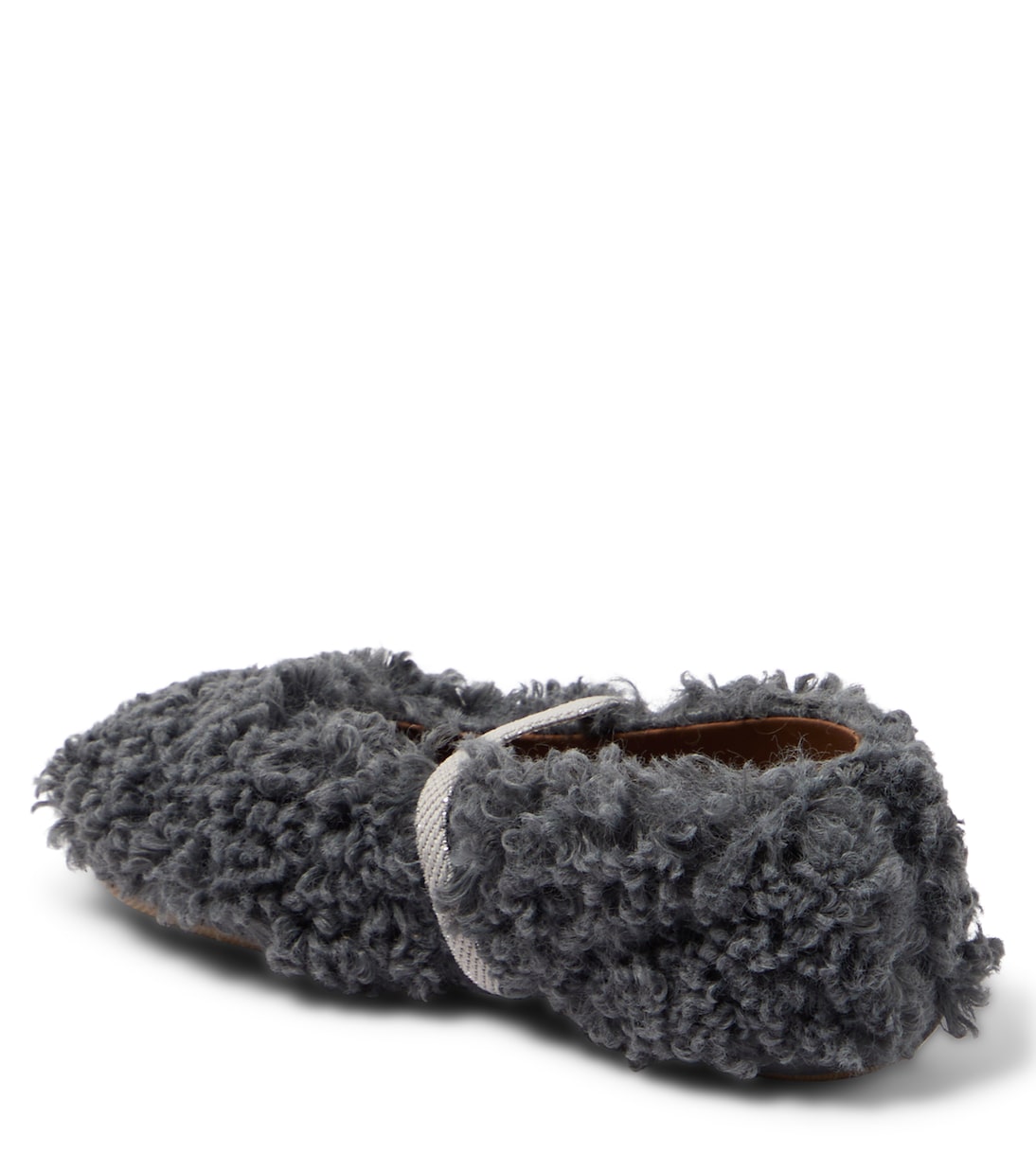 Faux shearling ballet flats | PèPè