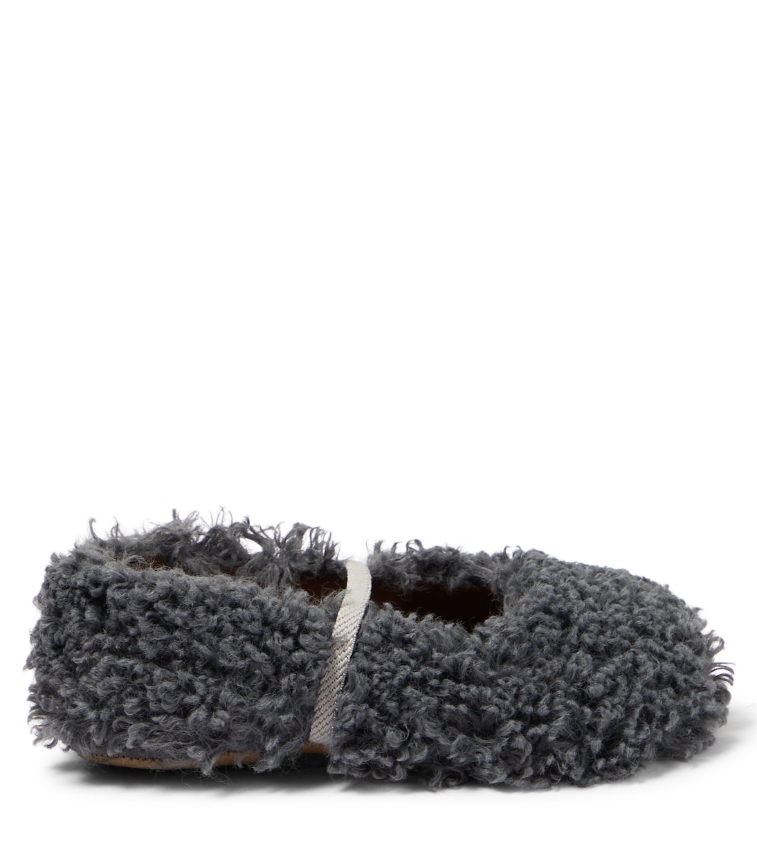 Faux shearling ballet flats | PèPè