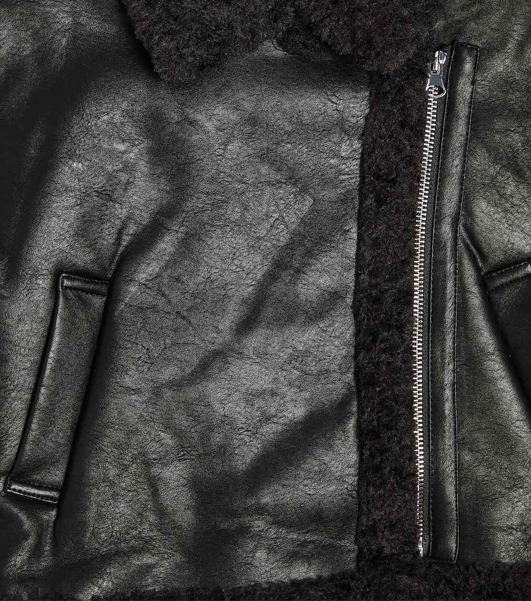 Faux leather jacket | Monnalisa