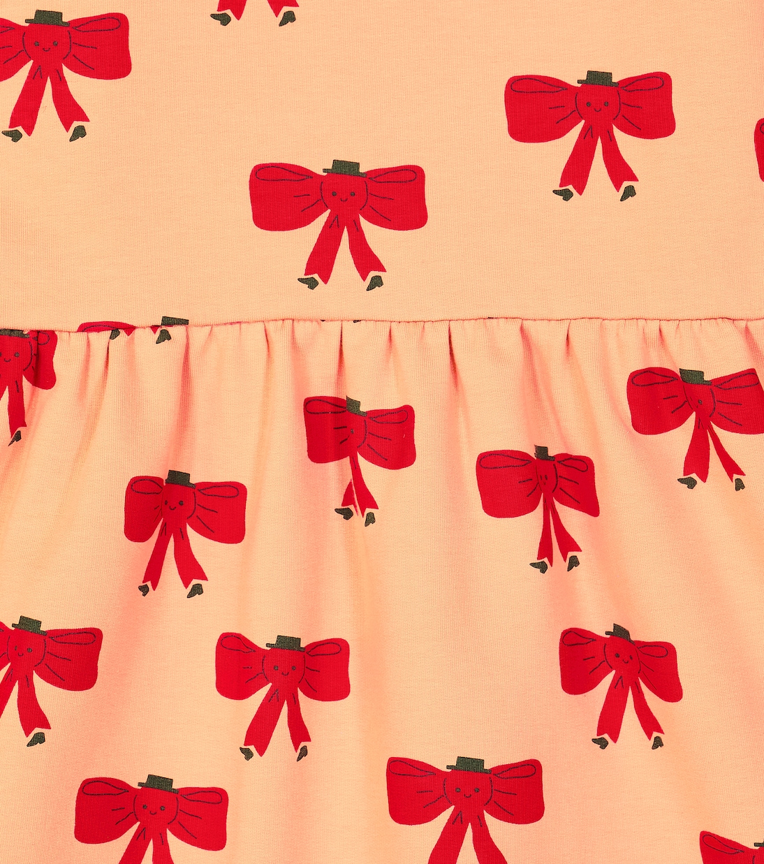 Abito Tiny Bow in misto cotone | Tinycottons