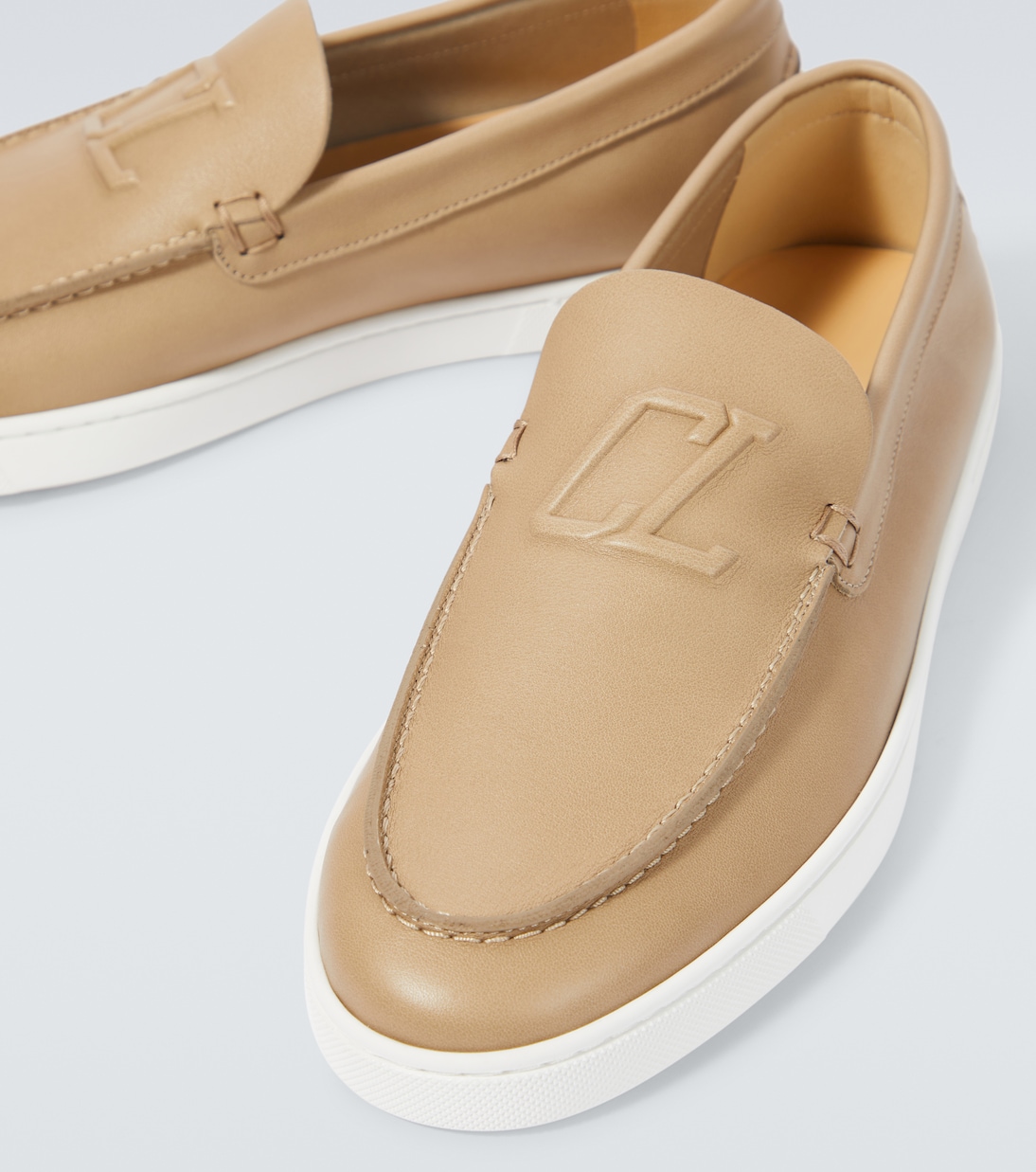 Slip-Ons Varsiboat aus Leder | Christian Louboutin