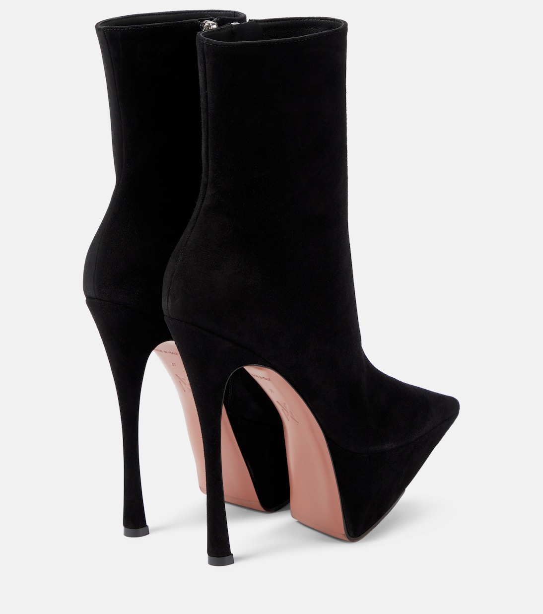 Stivaletti Yigit 150 in suede | Amina Muaddi