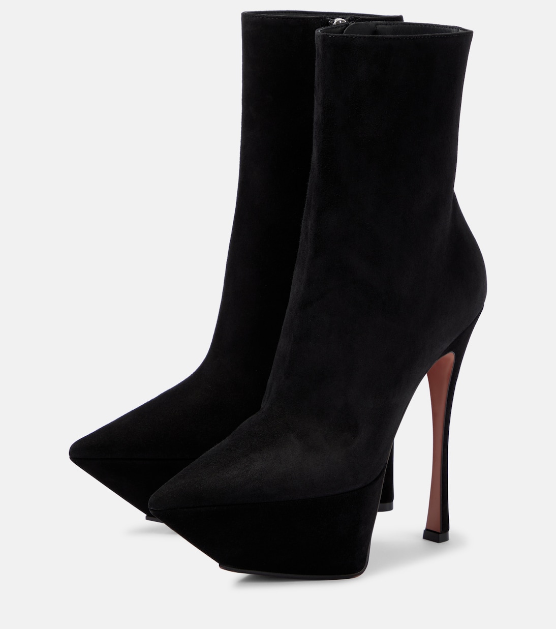 Stivaletti Yigit 150 in suede | Amina Muaddi