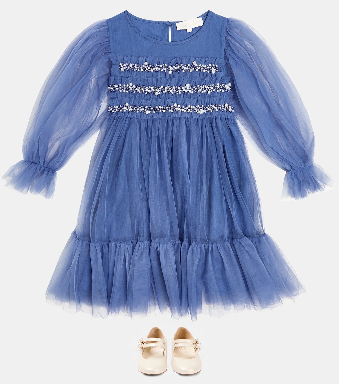 Verziertes Kleid Neva aus Tüll | Tutu Du Monde