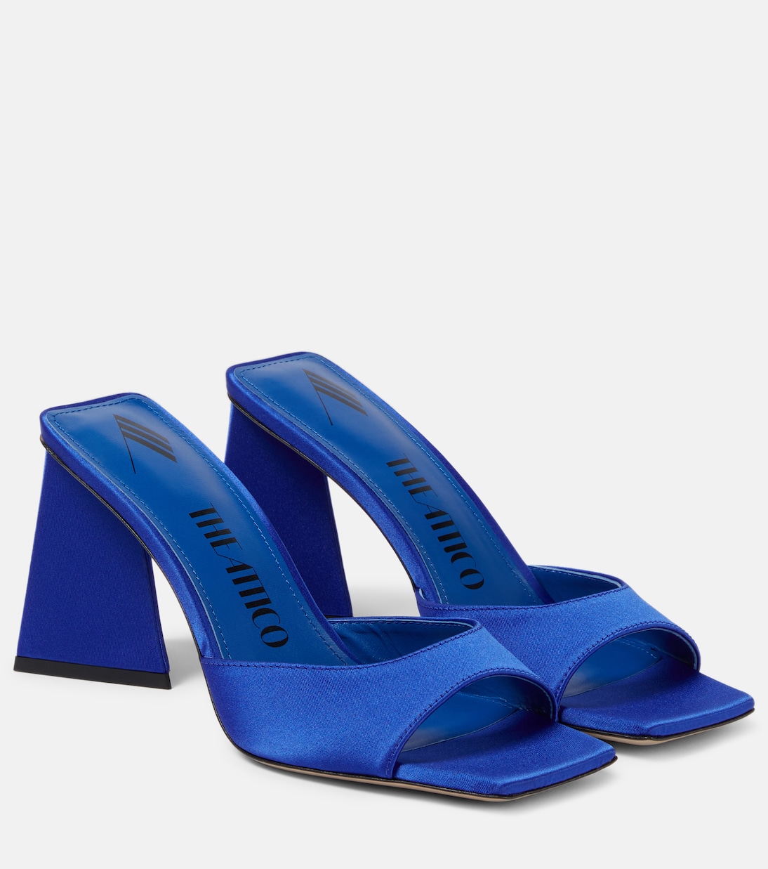 Mules Mini Devon 85 en satin | The Attico