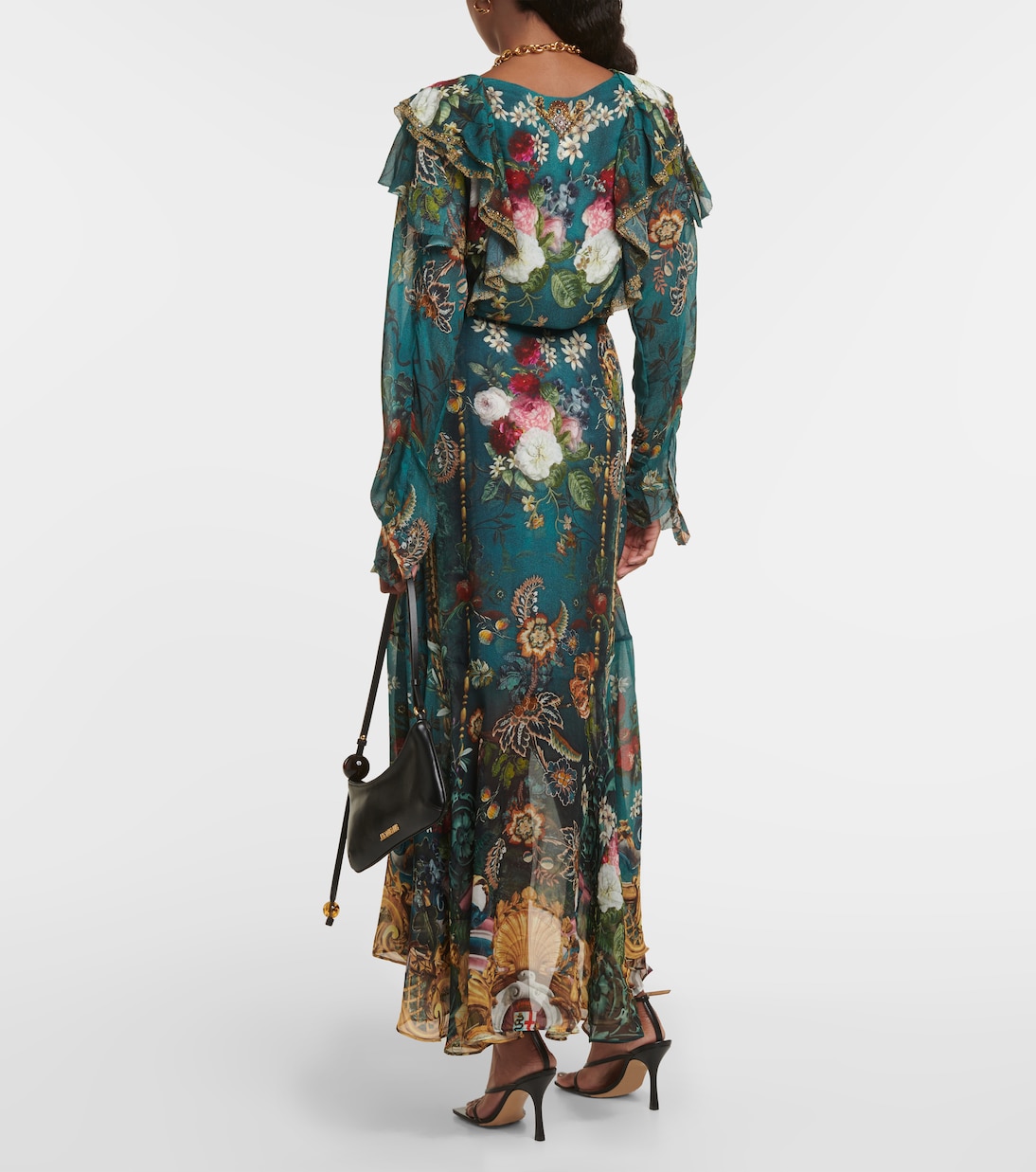 Wickelkleid aus Seide | Camilla