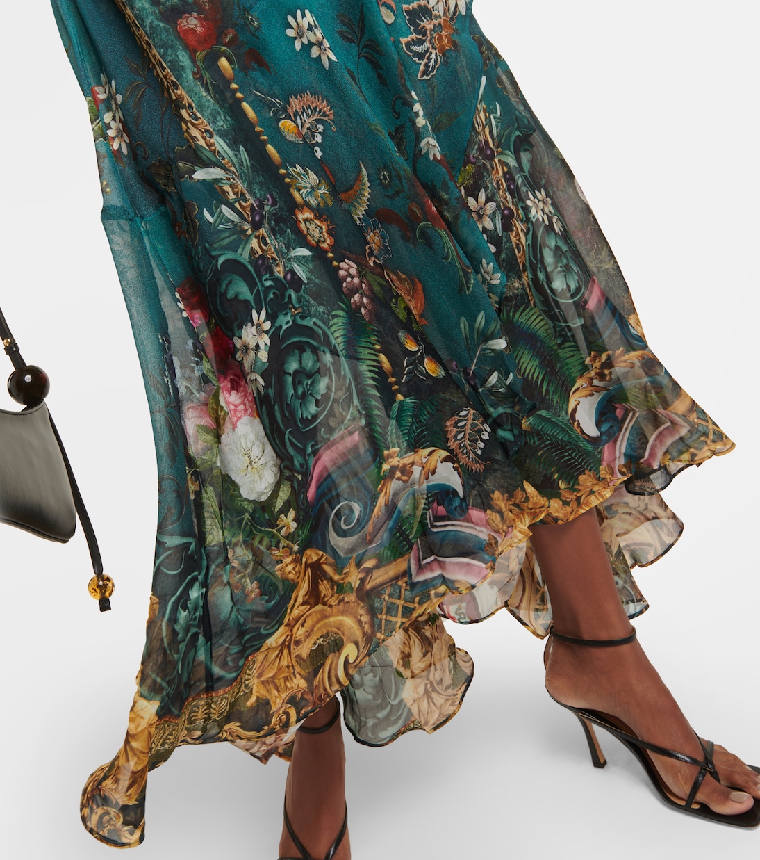 Wickelkleid aus Seide | Camilla