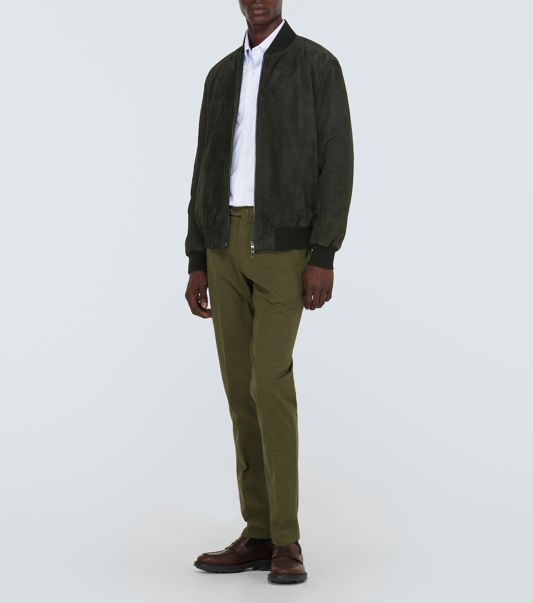 Pantalon chino Pantaflat en coton mélangé | Loro Piana