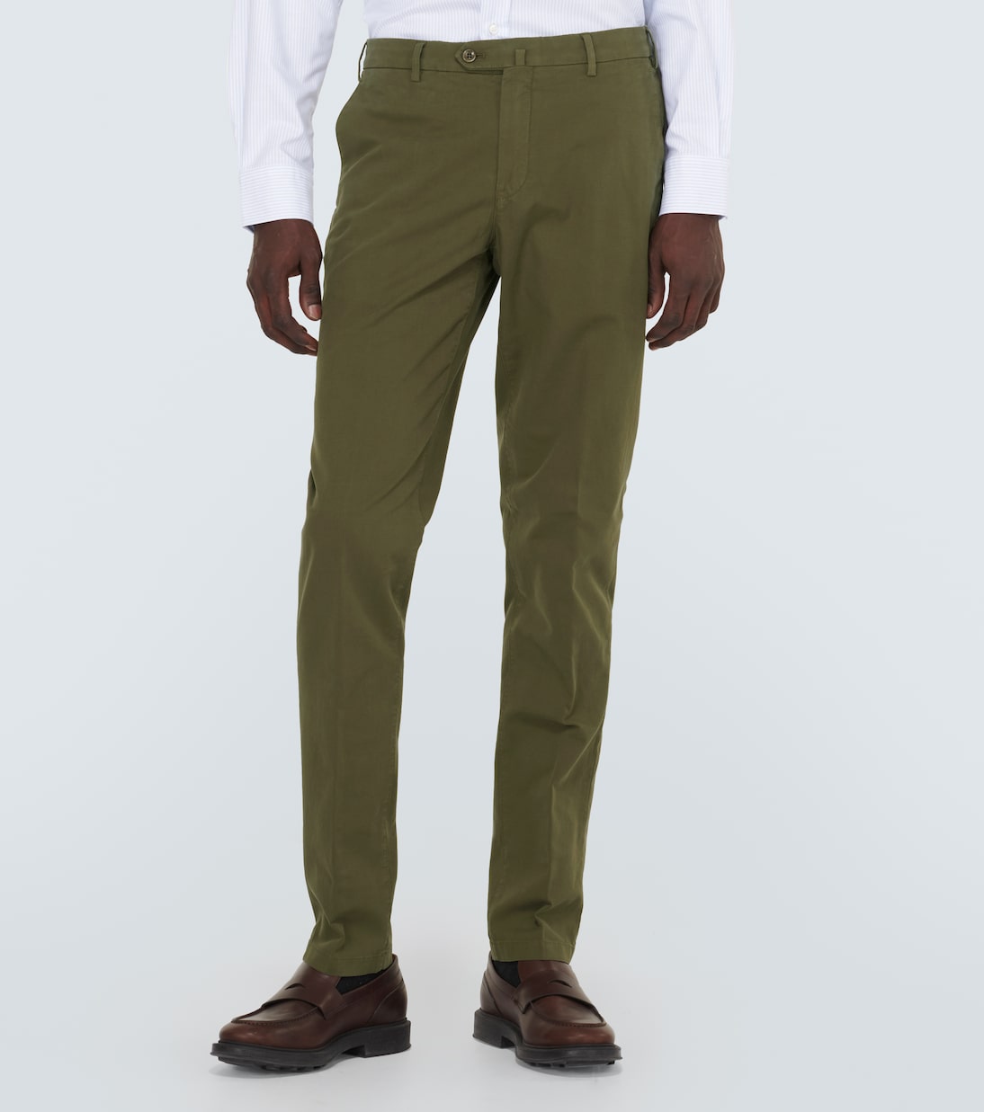 Pantalon chino Pantaflat en coton mélangé | Loro Piana