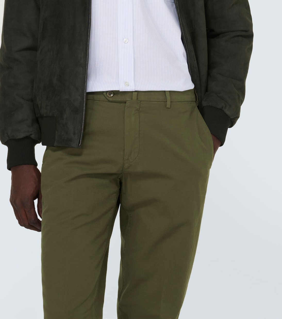 Pantalon chino Pantaflat en coton mélangé | Loro Piana