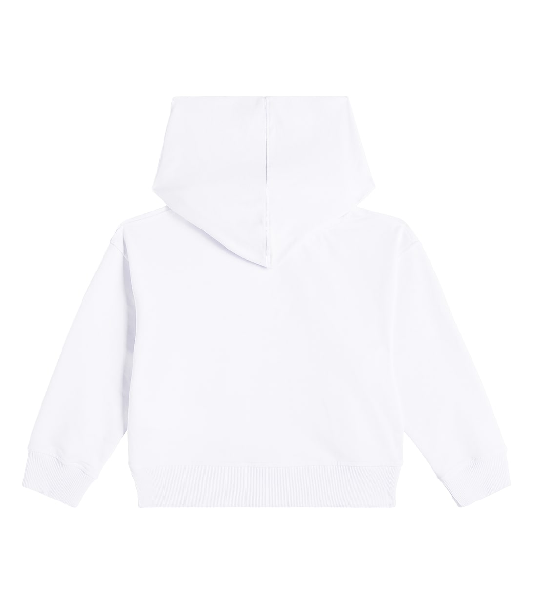 Printed cotton-blend jersey hoodie | Monnalisa