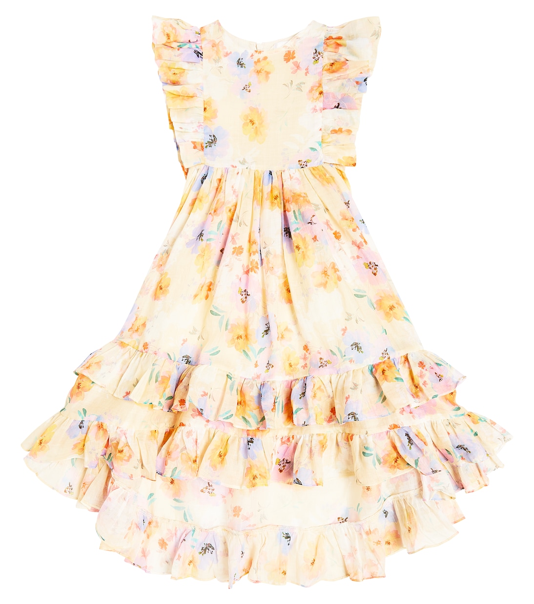 Bedrucktes Kleid aus Leinen | Petite Amalie  