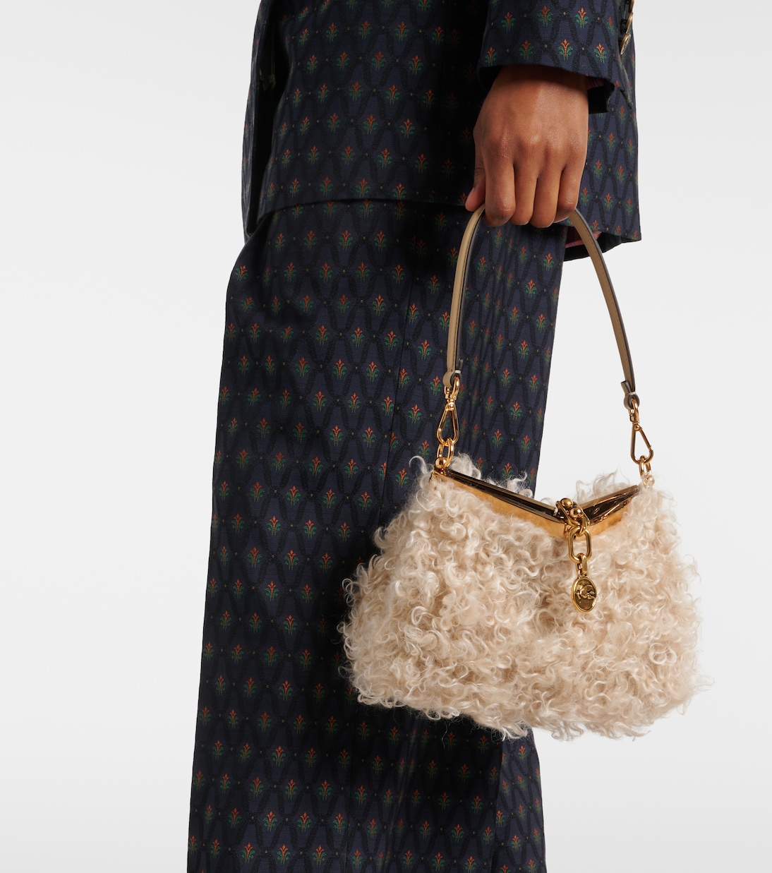 Bolso al hombro Vela de borrego | Etro