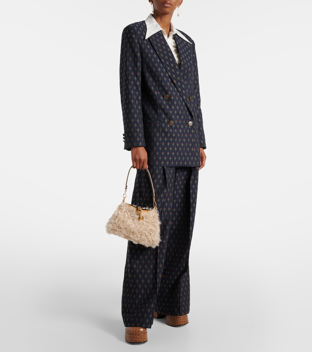Bolso al hombro Vela de borrego | Etro