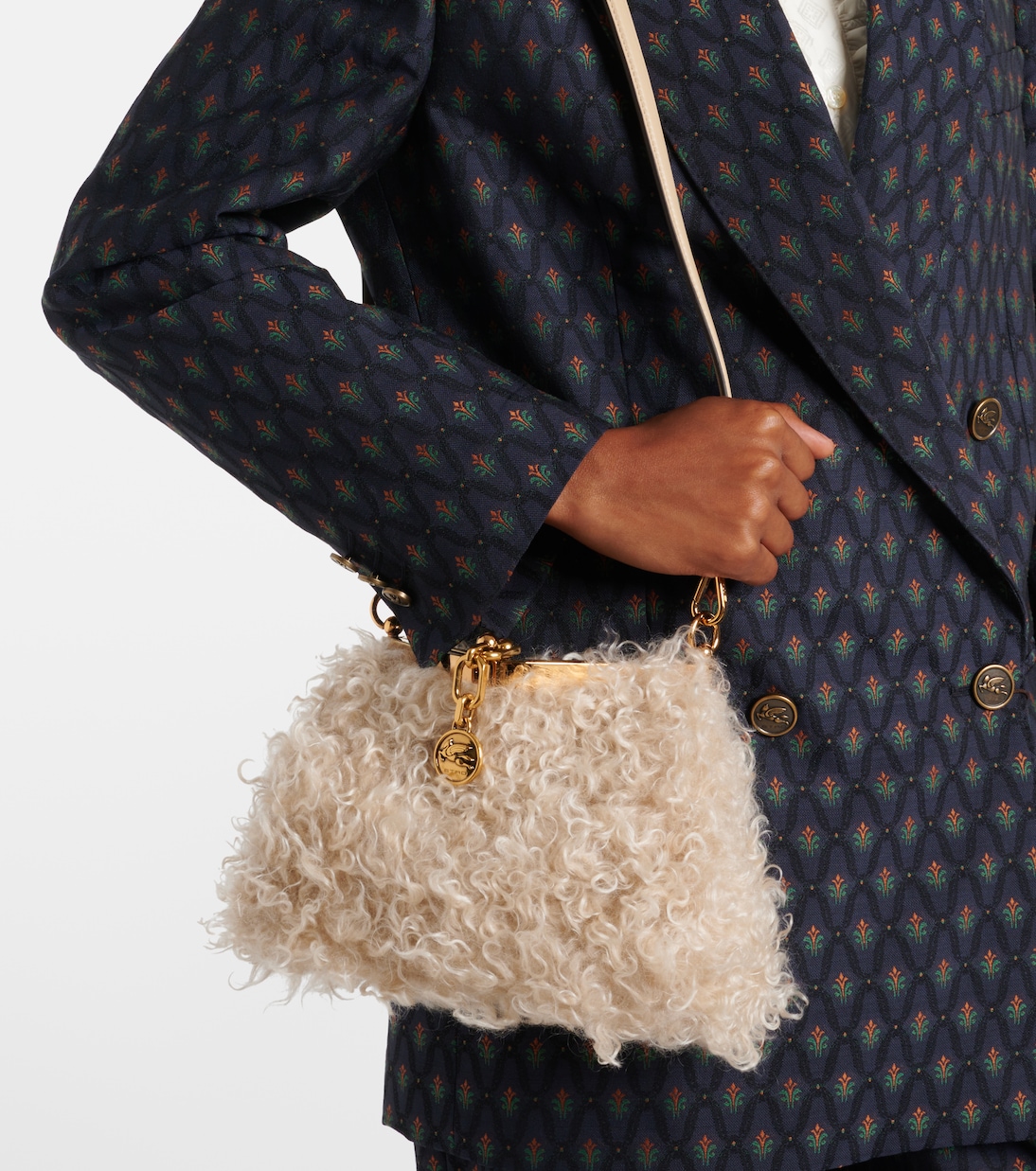 Bolso al hombro Vela de borrego | Etro