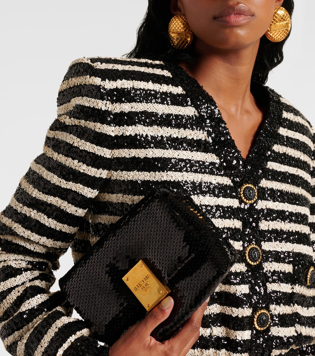 Sac 1945 Soft à sequins | Balmain