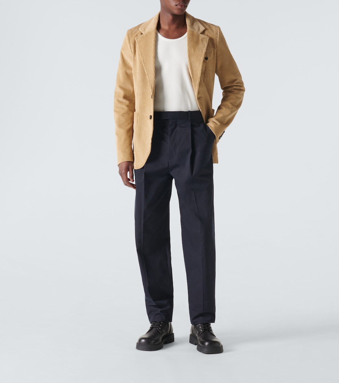 Tank top in cotone a coste | Bottega Veneta