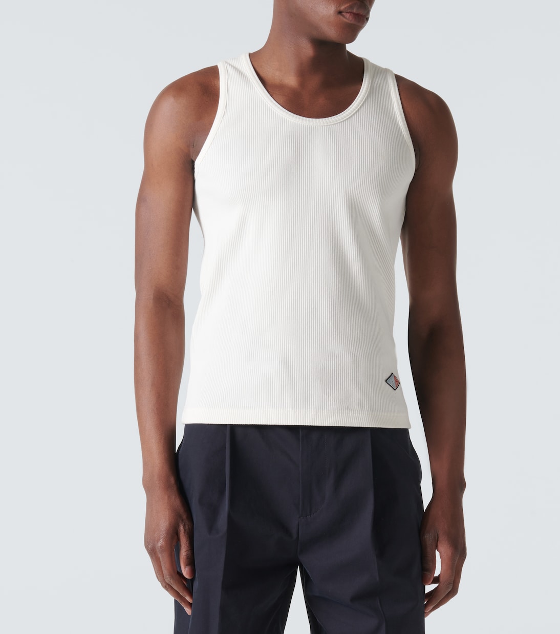 Tank top in cotone a coste | Bottega Veneta