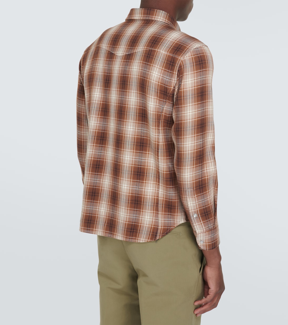 Camisa western de algodón a cuadros | Tom Ford