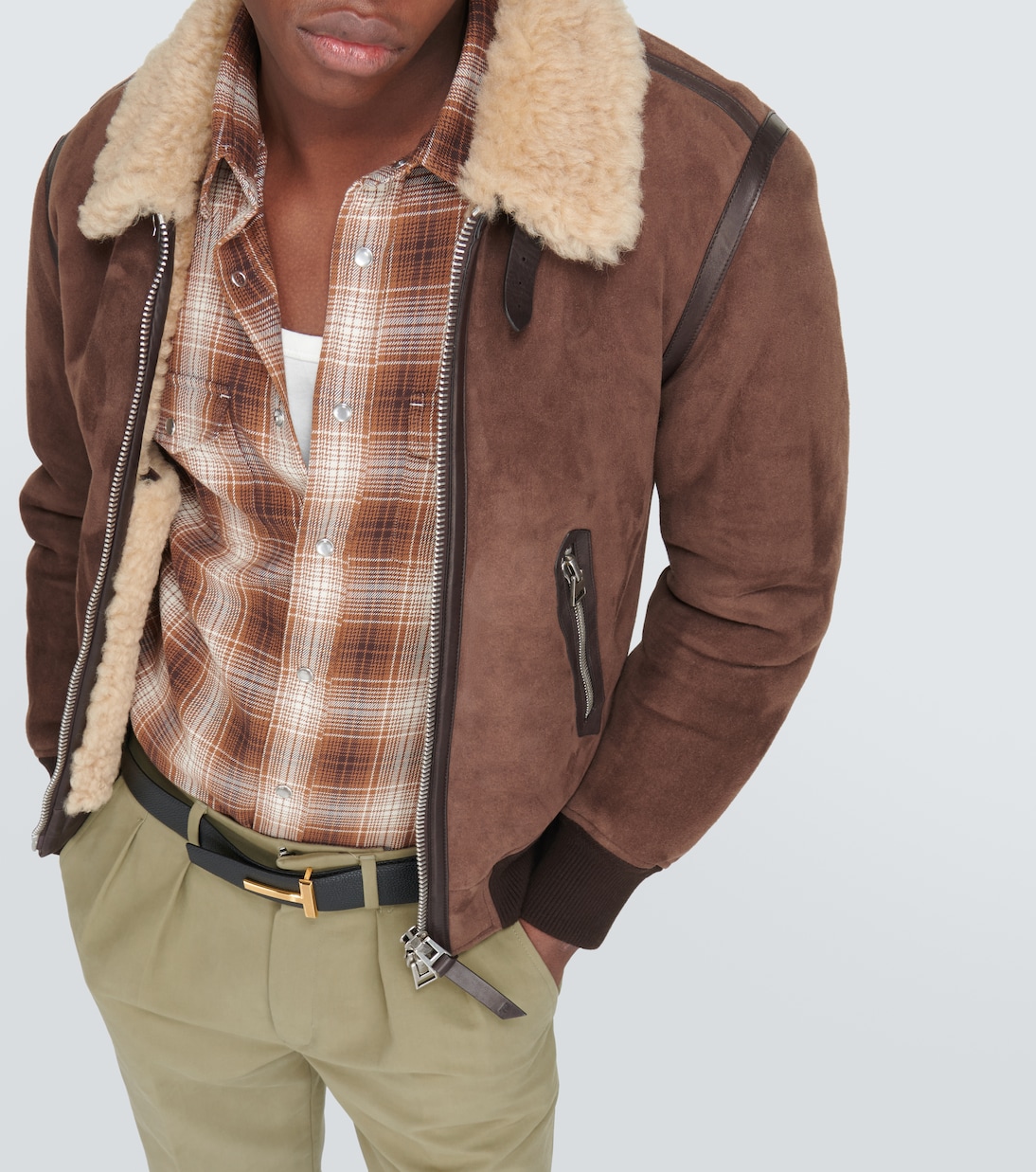 Camisa western de algodón a cuadros | Tom Ford
