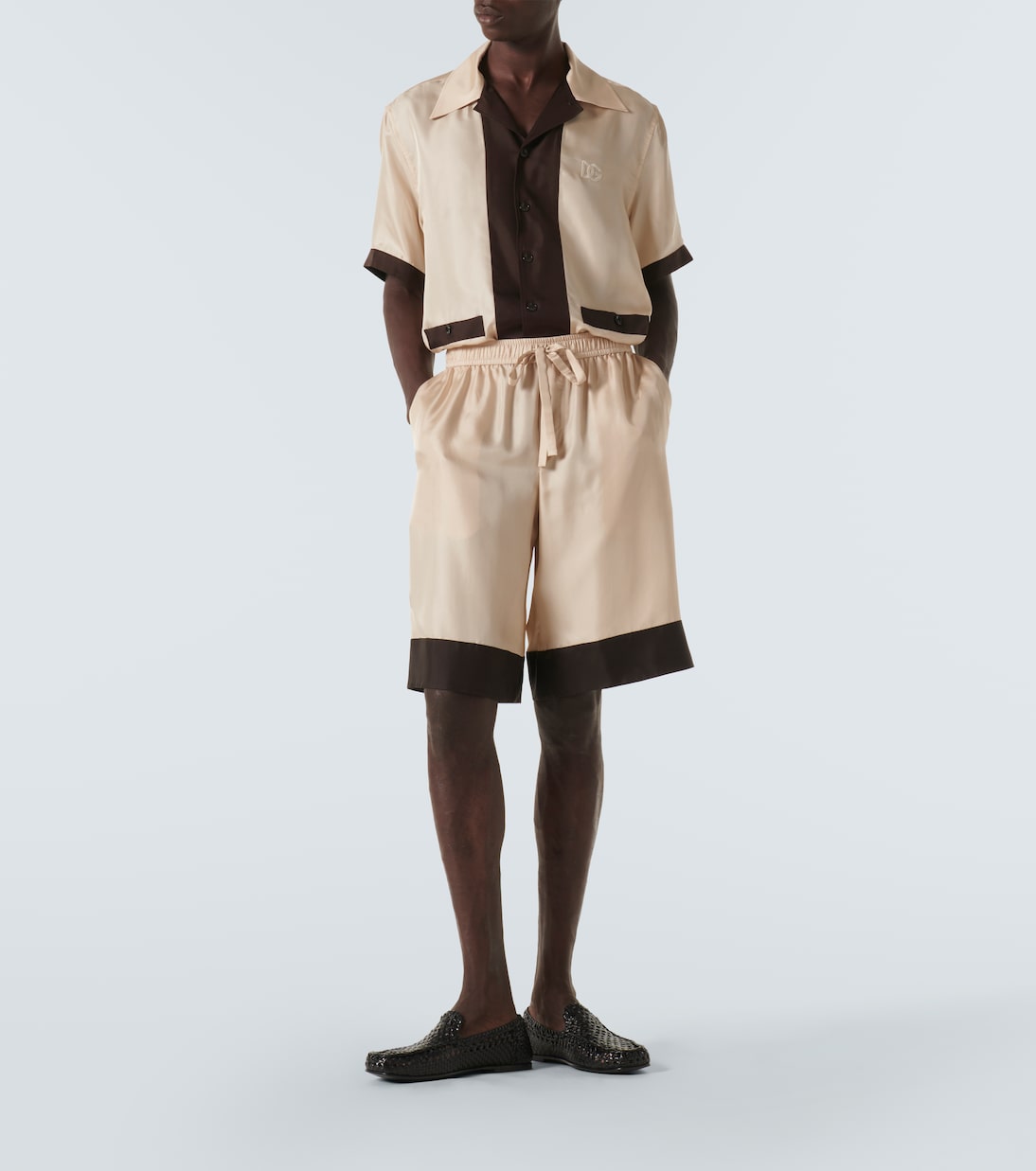 Shorts de seda | Dolce&Gabbana