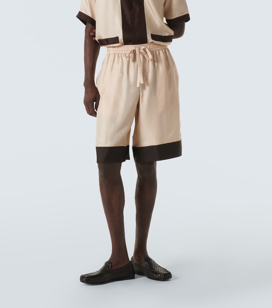 Shorts de seda | Dolce&Gabbana