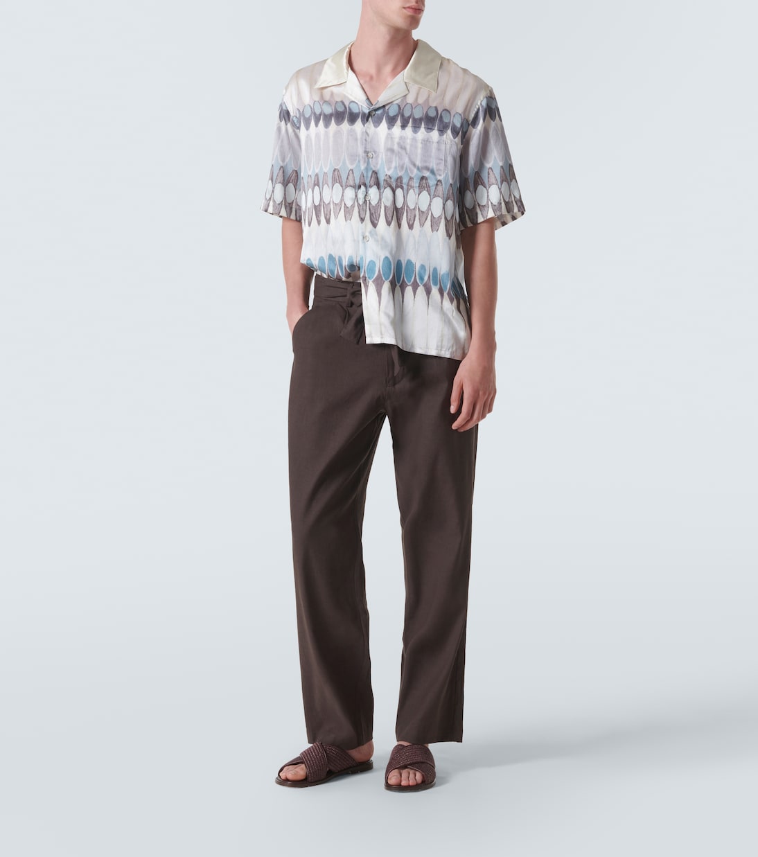 Chemise Eclipse en soie et coton | Commas