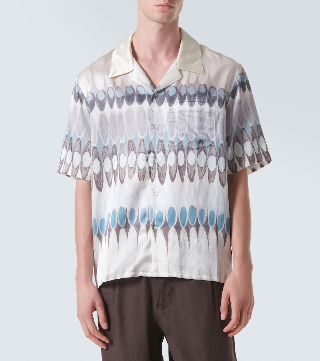 Chemise Eclipse en soie et coton | Commas