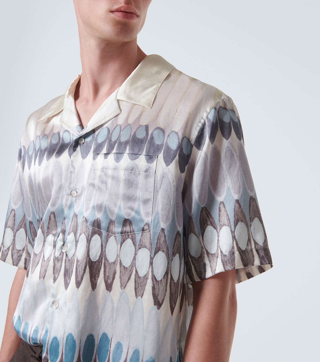 Chemise Eclipse en soie et coton | Commas
