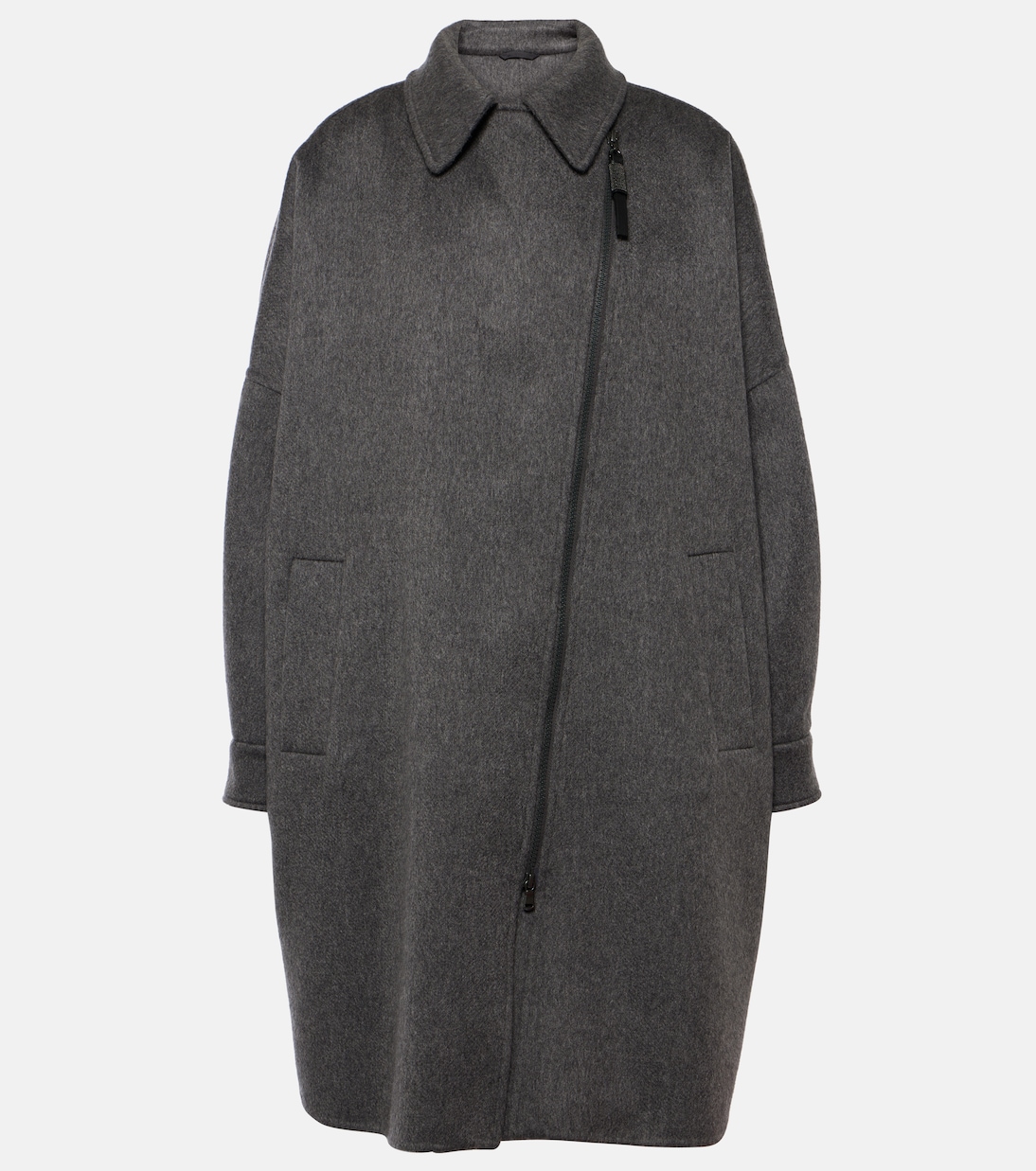 Soprabito oversize in cashmere | Brunello Cucinelli