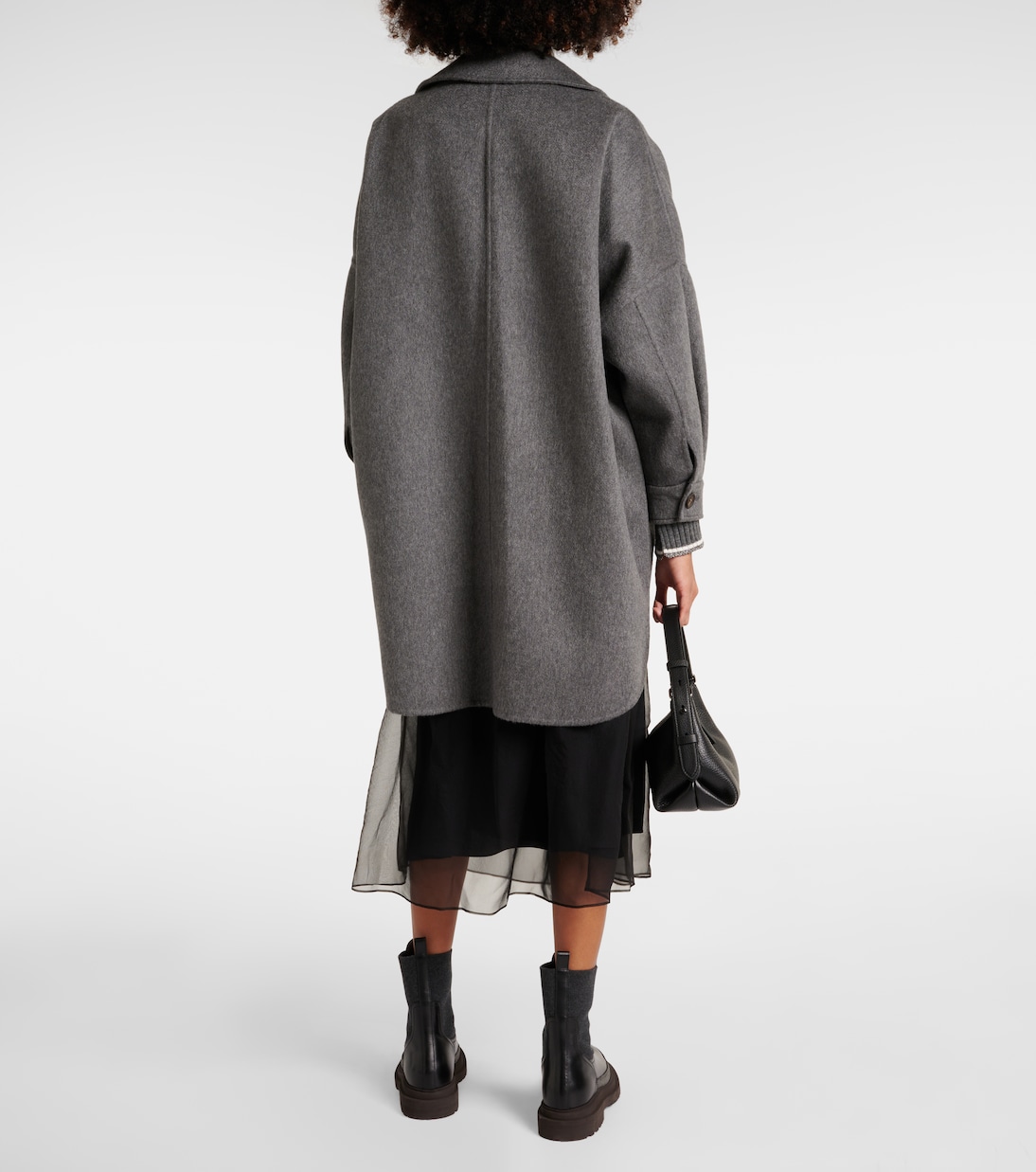 Soprabito oversize in cashmere | Brunello Cucinelli