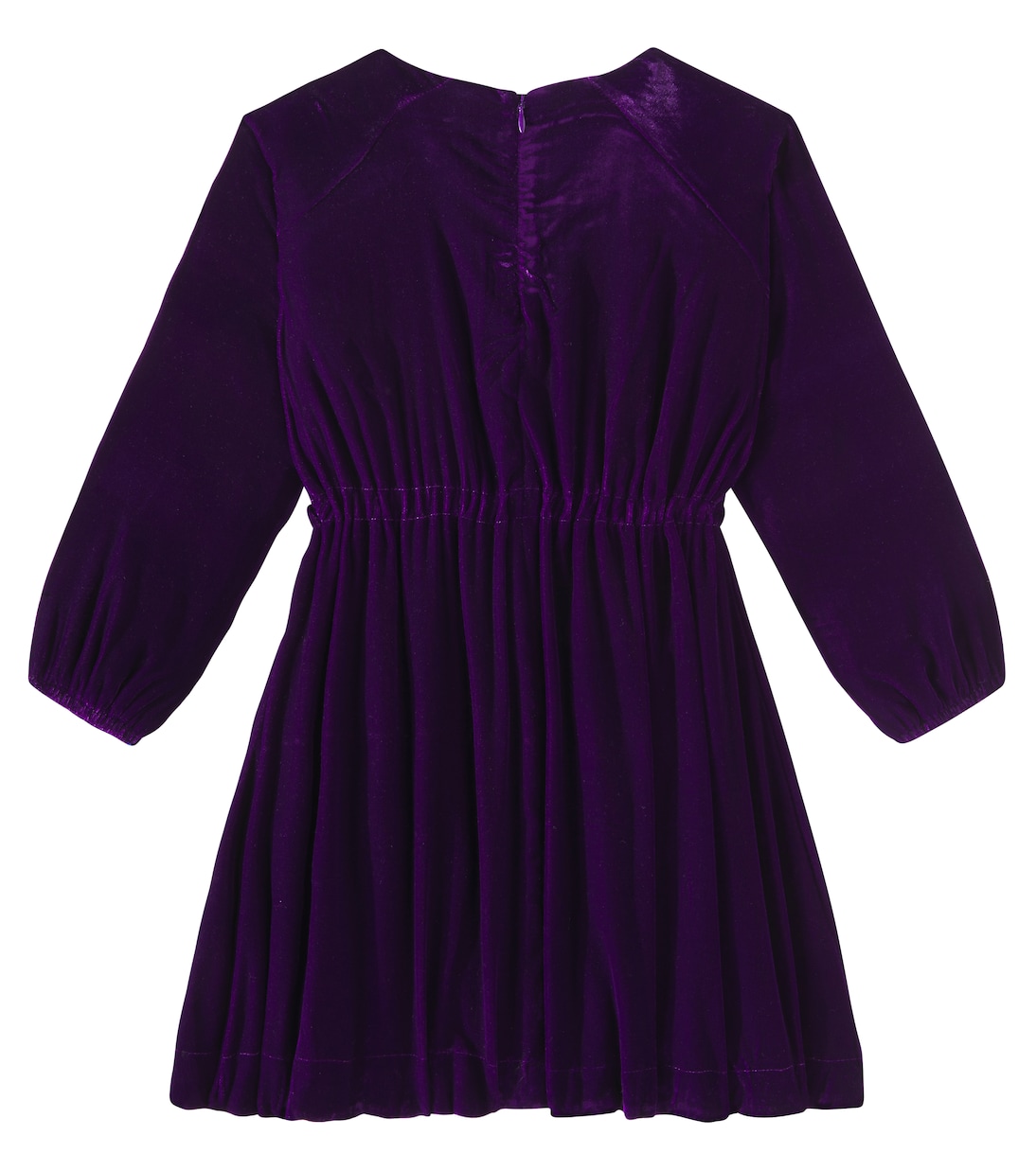 Cali gathered velvet dress in purple Molo Mytheresa