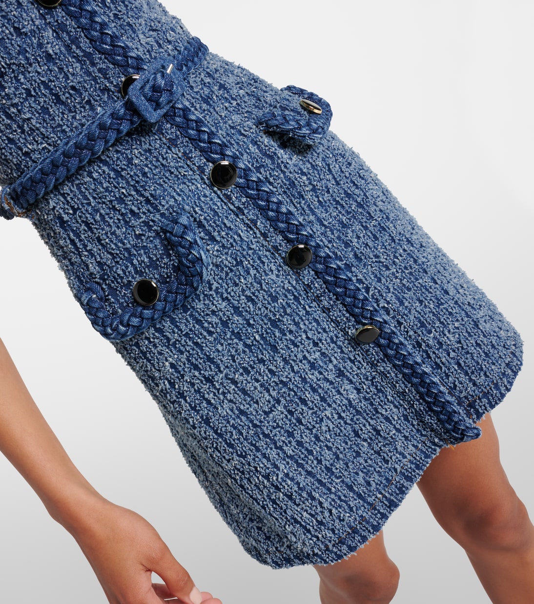 Denim minidress | Self-Portrait