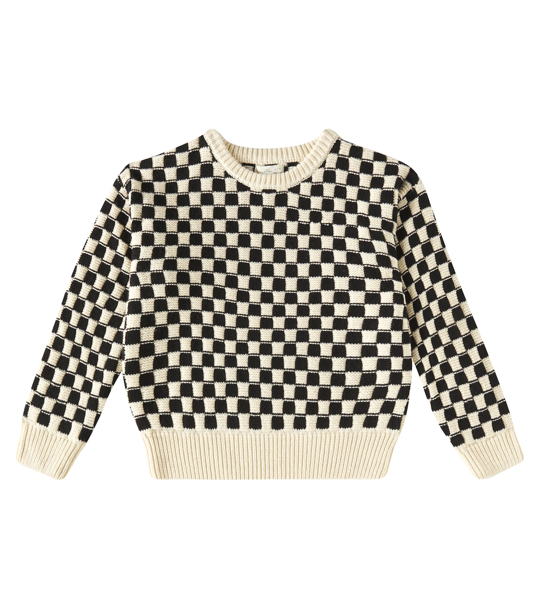 Pullover in misto cotone a quadri | Rylee + Cru