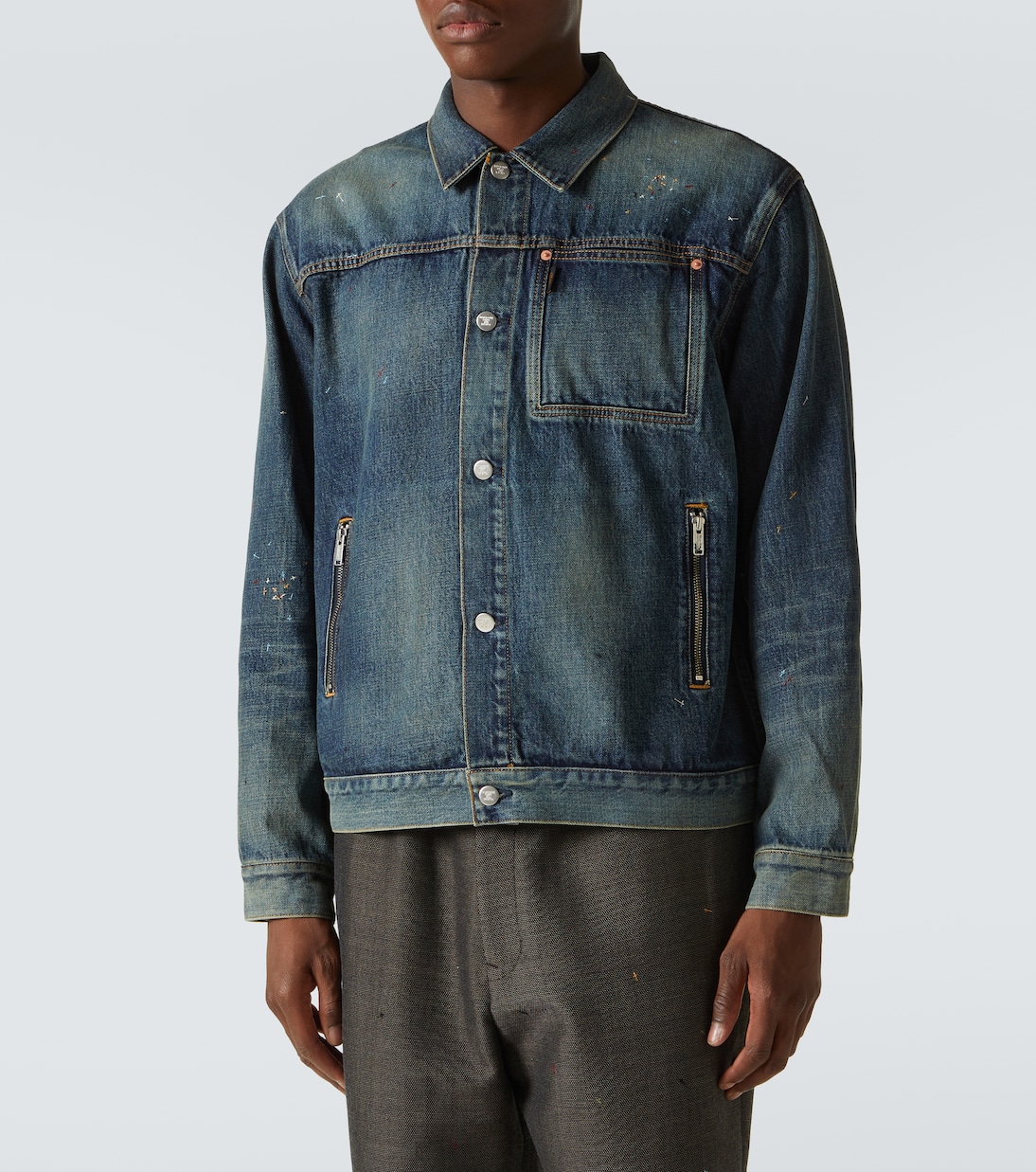 Veste brodée en jean | Undercover