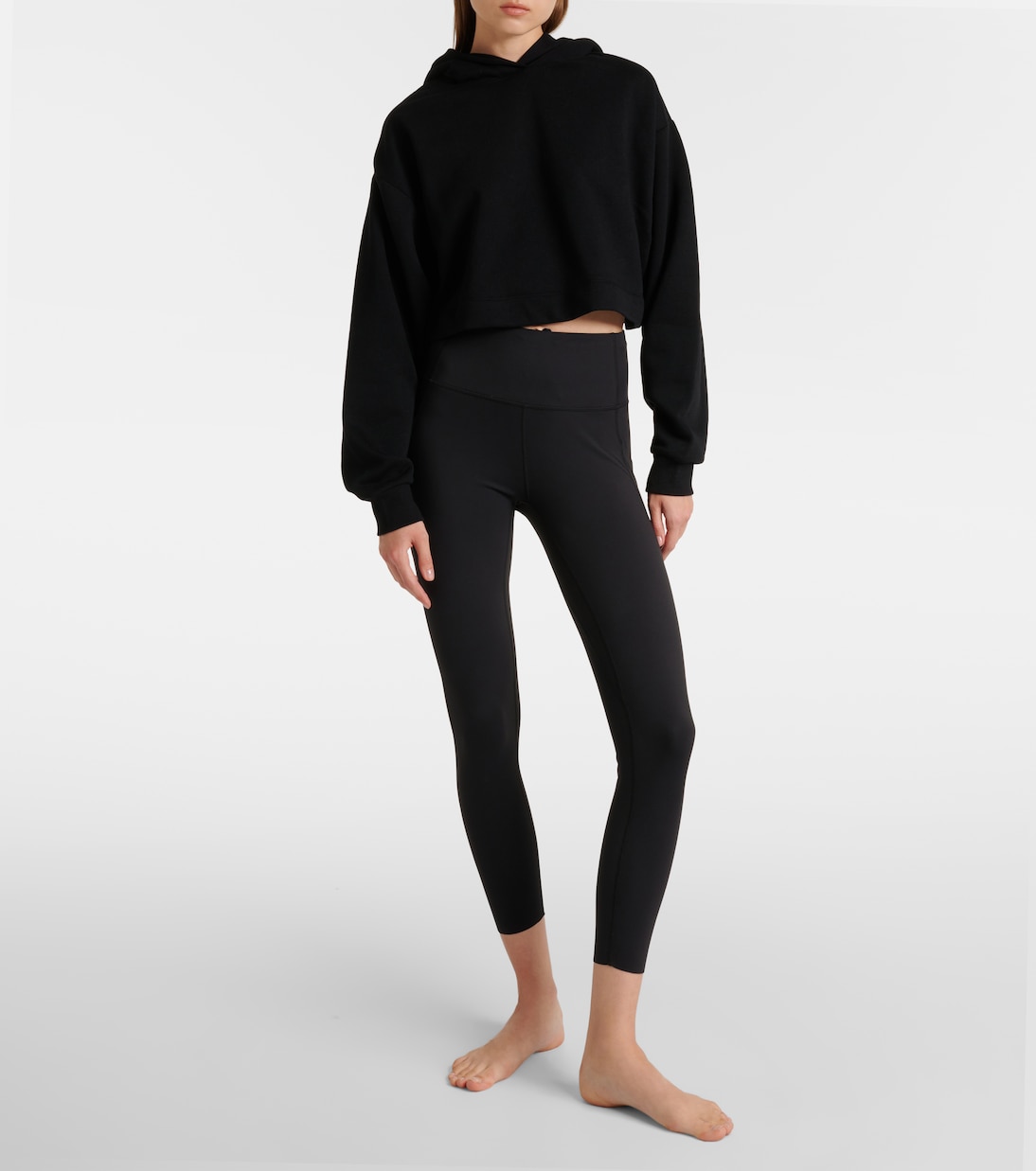 Sweat-shirt à capuche Bae en coton mélangé | Alo Yoga