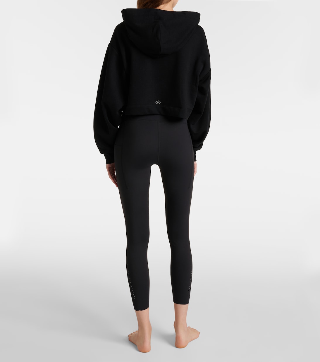 Sweat-shirt à capuche Bae en coton mélangé | Alo Yoga