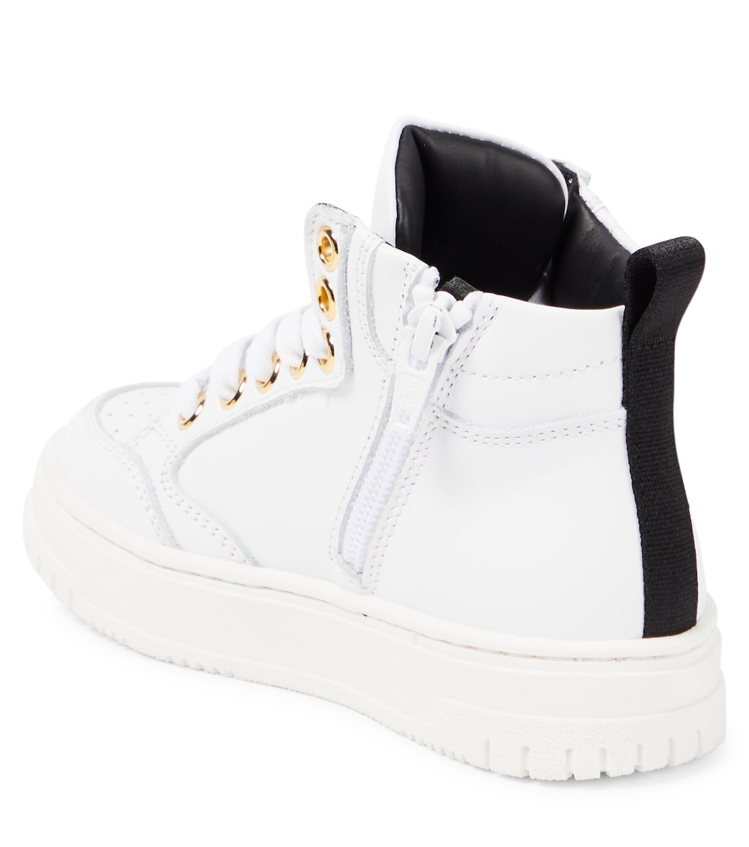 Sneakers in pelle con logo | Moschino Kids